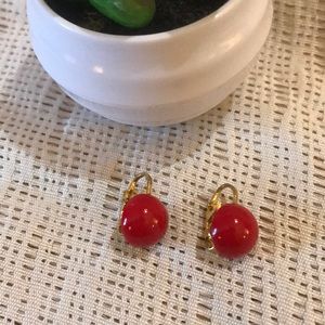 ❤️Red Clip earrings